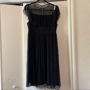 Torrid Stars & Mesh Cold Shoulder Dress